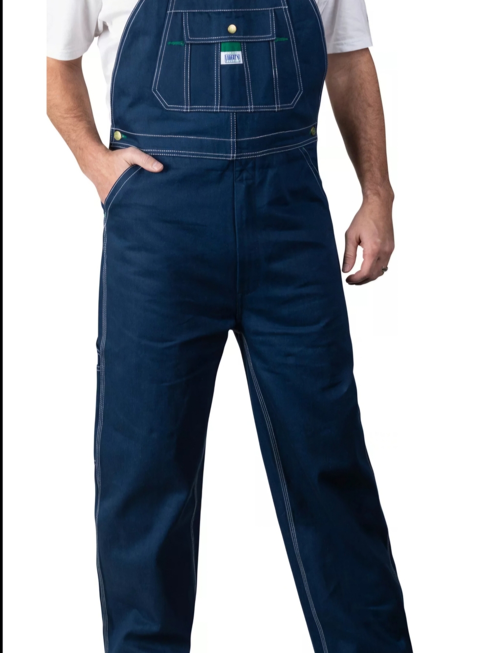 44 X 32 Liberty Navy Blue Work Overalls